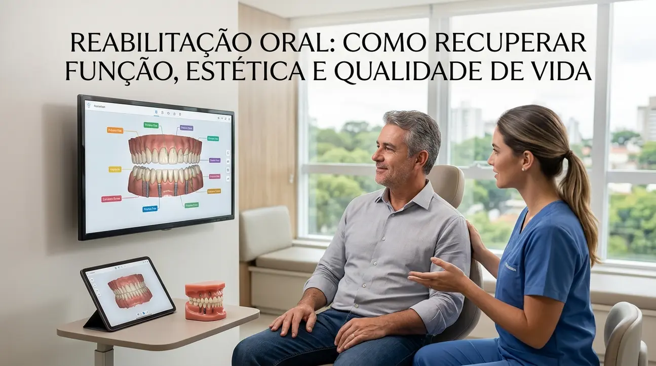 reabilitação oral recuperação função estética qualidade de vida